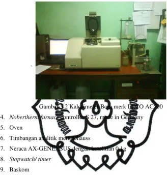 Gambar 3.2 Kalorimeter Bom merk LECO AC500 