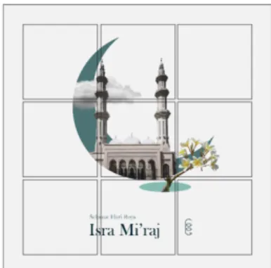 Gambar 3.7. Penerapan elemen visual pada grid 