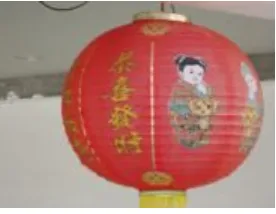 Lampion Merah Bertuliskan Gambar 5: Gong Xi Fa Cai 