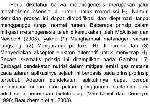 Gambar 17. Prinsip dalam mitigasi emisi gas metana 