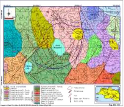 Gambar 3.3 peta lapangan panas bumi “ALPHA”