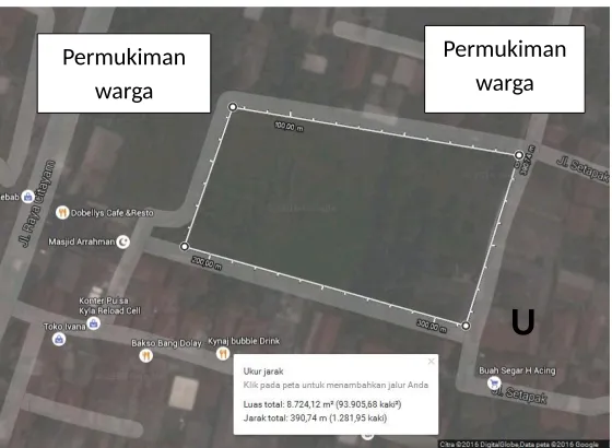 Gambar 5.1. Tapak Terpilih