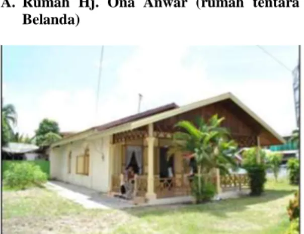 Gambar  2.  Rumah  Hj.  Onar  Anwar  (rumah  Tentara  Belanda) dari dokumentasi BP3 Gorontalo, 2014 
