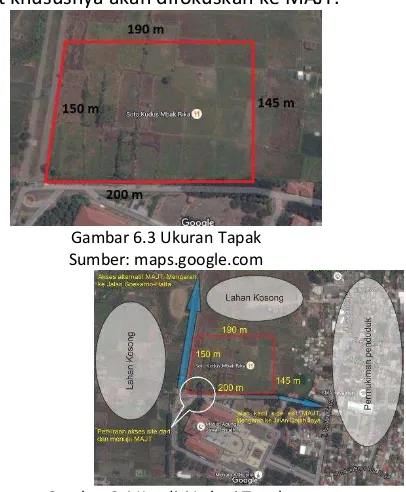 Gambar 6.2 Lokasi Tapak 