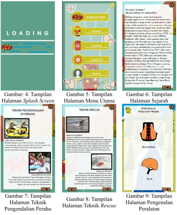 Gambar 5: Tampilan  Halaman Menu Utama 