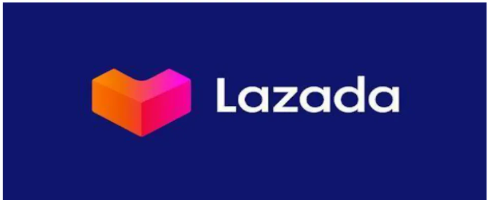 Gambar 1. 1  Logo Lazada  Sumber: Lazada,2019 