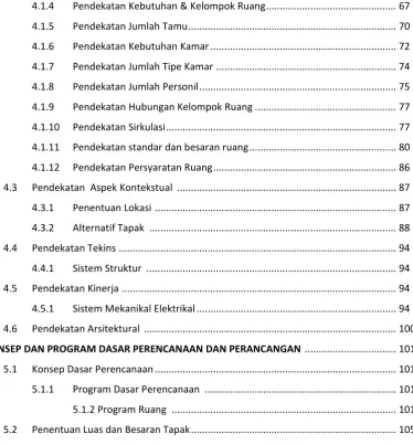 Tabel 2.1 Penggolongan Hotel Bintang 