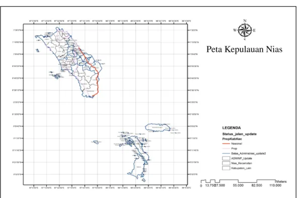 Gambar 4.1. Peta Kepulauan Nias 