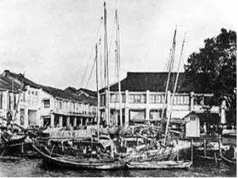 Gambar 2.1 Kantor perusahaan guntzel & Schumacher di Jalan Heerenstraat di Tanjung Balai tahun 1917 (sumber: www.google.com) 