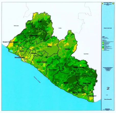 Figure 9:  Liberia Land Cover Map