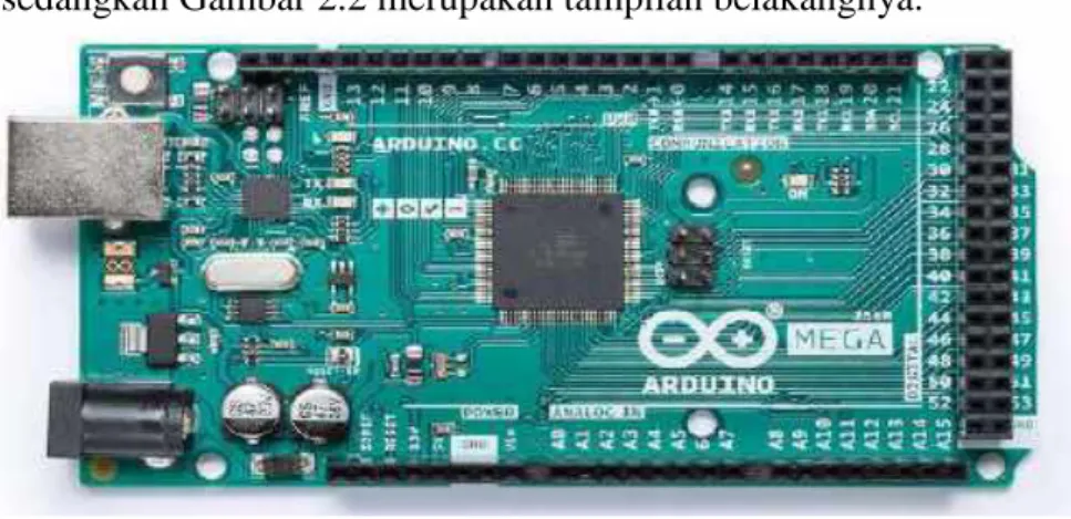 Gambar 2.1. Tampilan Depan Fisik Arduino Mega 2560 