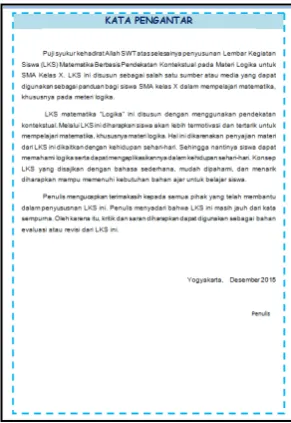 Gambar 2. Tampilan Halaman Penulis LKS 