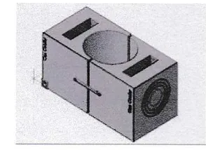 Gambar 2. Skema Komponen Kotak Pendingin