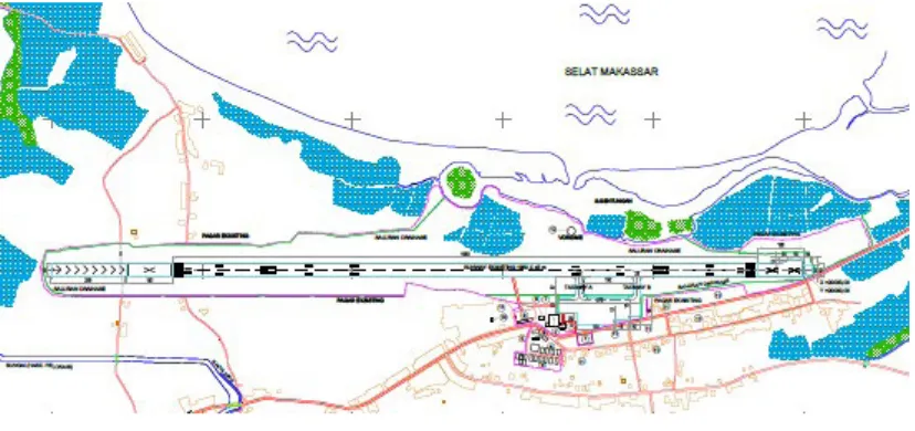 Gambar 6 Lokasi Existing Bandara Tampa Padang