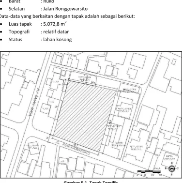 Gambar 5.1. Tapak Terpilih 