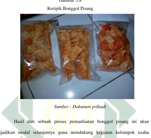 Gambar 5.8   Keripik Bonggol Pisang 