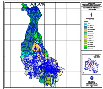 Gambar 7 Peta lokasi wilayah penelitian pengelolaan Daerah Aliran Sungai dan Pesisir Citarum Provinsi Jawa Barat