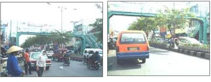 Gambar 3.1 Jembatan Penyeberangan di Jl. MT. Haryono ( Pasar Peterongan ) 