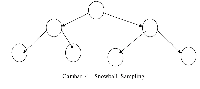 Gambar  4.   Snowball  Sampling