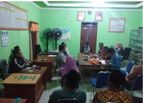 Gambar 7. Musyawarah tingkat Lembaga Desa Blimbing Boja Kendal 