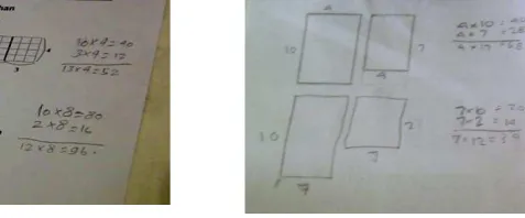 Figure 10. Student answer about groups of stamps 