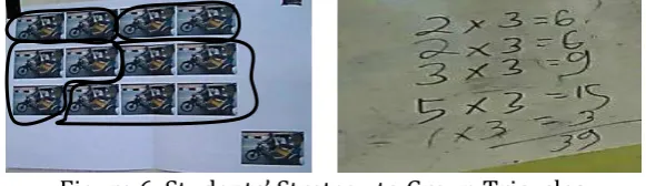 Figure �. Students� Strategy to Group Tricycles 