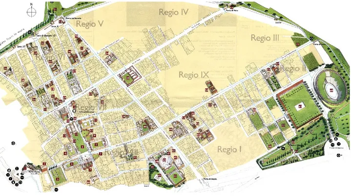 Figura 4. Plano de Pompeia romana 86