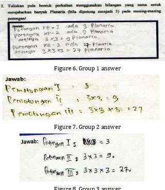 Figure 6. Group 1 answer 