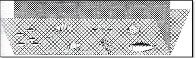 Gambar 3. Trammel net (Martasuganda, 2004) 