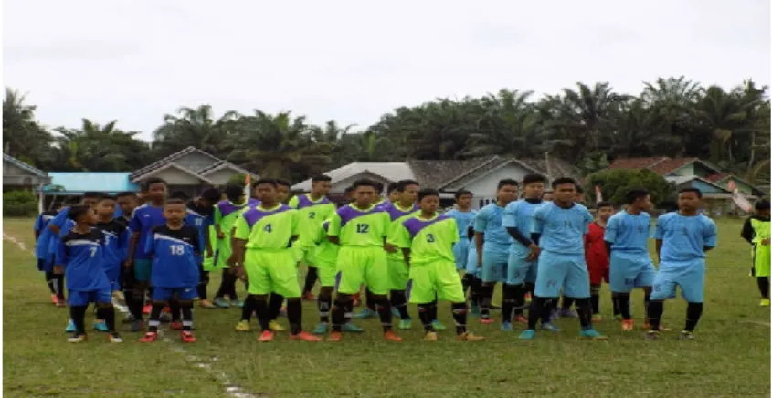 GAMBAR 1. Beberapa Kesebelasan Klub Bola SSB Dusun Tirta Mulya 