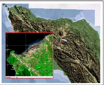 Gambar 4.2.  Struktur Patahan Semangko yang melintasi Wilayah Kota Banda Aceh 