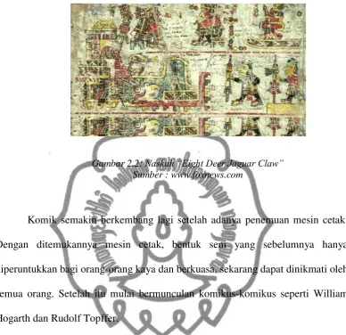 Gambar 2.2: Naskah “Eight Deer Jaguar Claw” 