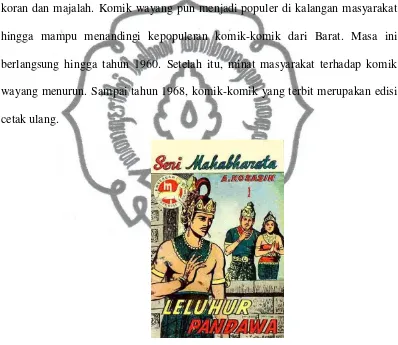 Gambar 2.6: Sampul buku komik Seri Mahabharata karya RA Kosasih Sumber : wayang.wordpress.com 