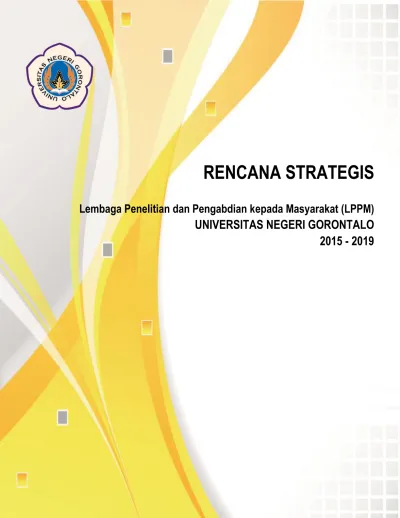 RENCANA STRATEGIS Lembaga Penelitian Dan Pengabdian Kepada Masyarakat ...