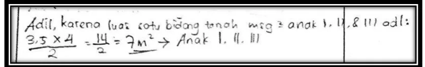 Fig 4. Angela’s answer for the third question 