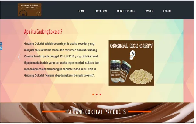 Gambar 4. Home Page 