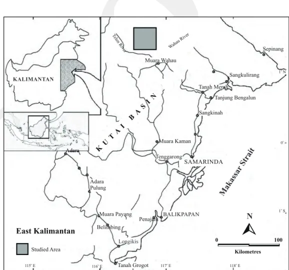 Figure 1. Location map of the studied area.