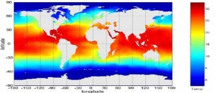 Gambar Suhu permukaan laut