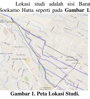 Gambar 1. Peta Lokasi Studi. 
