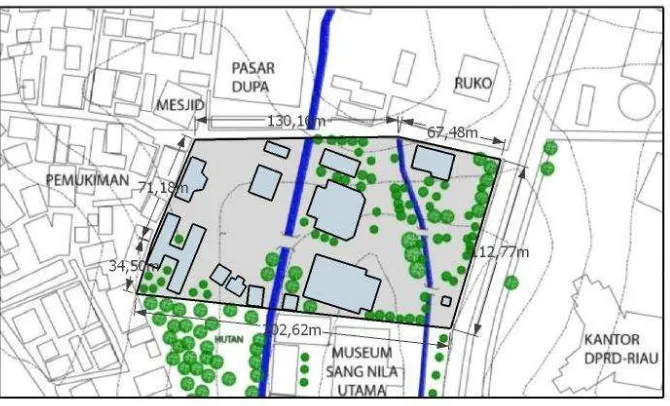 Gambar 2. Blockplan Taman Budaya Riau 