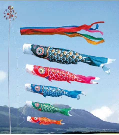 Gambar 1. Bendera koinobori 