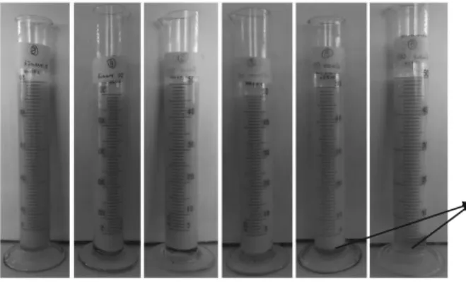 Gambar 3. Bentuk dan warna produk margarin dalam wadah plastik  1 kg pada kondisi proses suhu media pendingin 5±2 °C  dan waktu 30 menit 
