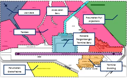 Gambar 1.1. Rencana Pengembangan Bandara Internasional Ahmad Yani Semarang  Sumber: Angkasa Pura I 