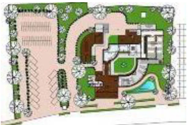 Gambar 7. Layout Plan Galeri Batik Malangan 
