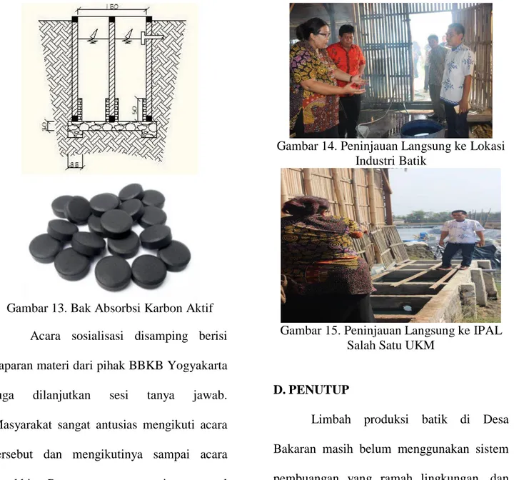 Gambar 14. Peninjauan Langsung ke Lokasi  Industri Batik 