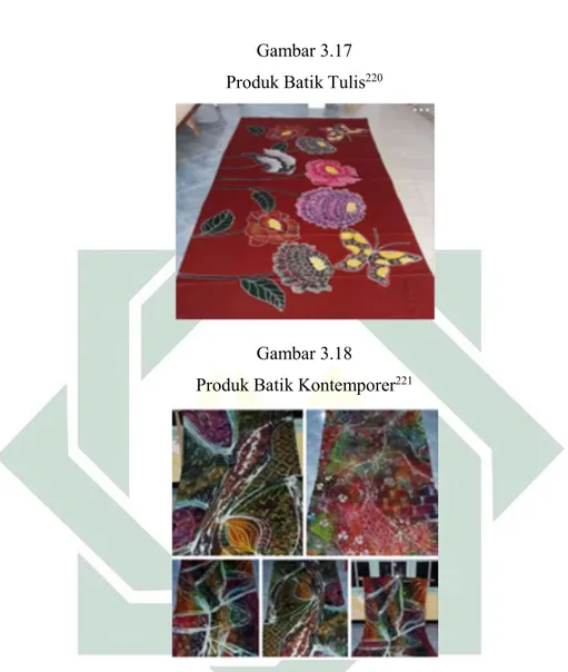Gambar 3.17  Produk Batik Tulis 220
