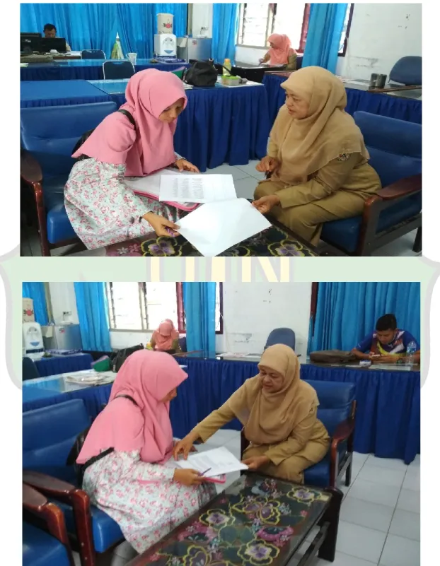 Gambar 2. Wawancara dengan wakil kepala SDN 69 Banda Aceh 