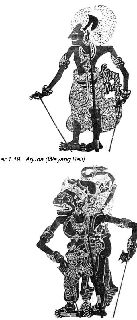 Gambar 1.19   Arjuna (Wayang Bali) 