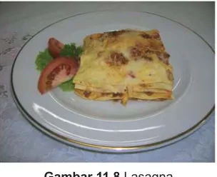 Gambar 11.8 Lasagna