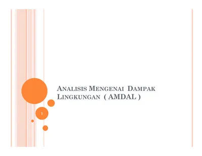 ANALISIS MENGENAI DAMPAK LINGKUNGAN ( AMDAL )